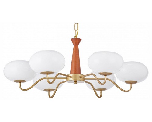 Подвесная люстра Arte Milano AM-Napoli 310166/D780/6 BS/WD Подвесная люстра Arte Milano AM-Napoli 310166/D780/6 BS/WD