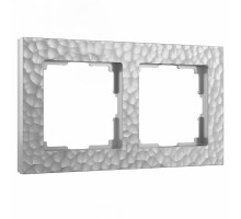 Рамка на 2 поста Werkel Hammer серебряный W0022406