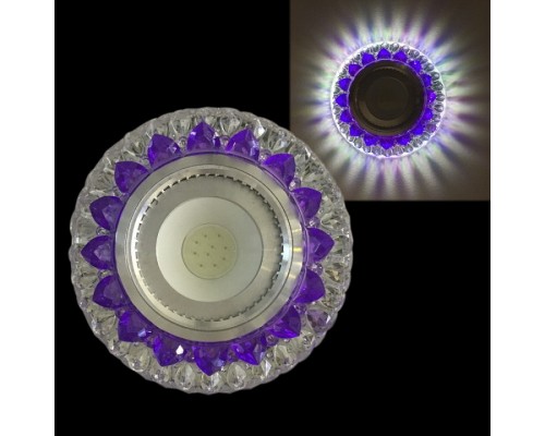 Встраиваемый светильник  42205-9.0-001PL MR16+LED3W CL/PP+MIX