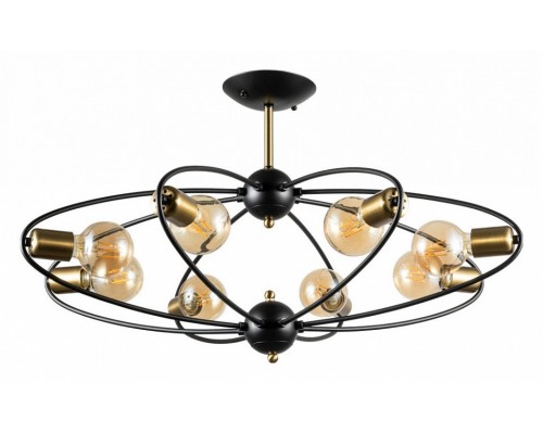 Люстра на штанге Arte Lamp Glasgow A1963PL-8BK Люстра на штанге Arte Lamp Glasgow A1963PL-8BK