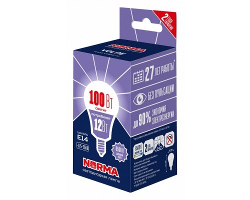 Лампа светодиодная Volpe LED-G60 E14 12Вт 6500K UL-00010994 Лампа светодиодная Volpe LED-G60 E14 12Вт 6500K UL-00010994