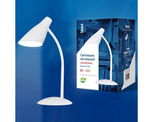 Настольная лампа офисная Uniel TLD-562 TLD-562 White/LED/360Lm/4500K/Dimmer Настольная лампа офисная Uniel TLD-562 TLD-562 White/LED/360Lm/4500K/Dimmer