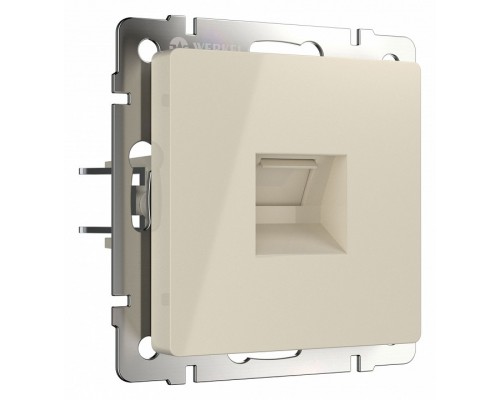 Розетка телефонная RJ-11 без рамки Werkel слоновая кость W1182003 Розетка телефонная RJ-11 без рамки Werkel слоновая кость W1182003