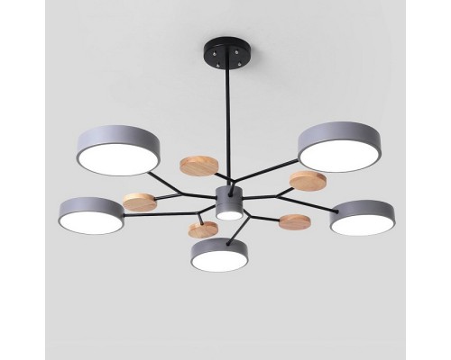 Люстра на штанге Imperiumloft Meade Lamps Grey MEADE-01 Люстра на штанге Imperiumloft Meade Lamps Grey MEADE-01
