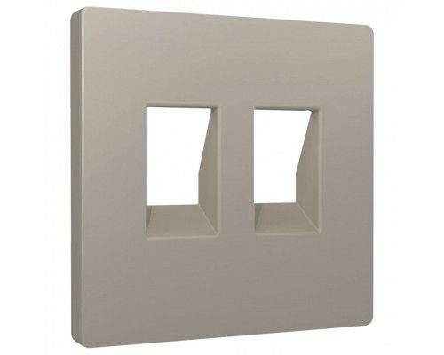Накладка для розетки RJ-11 или RJ-45 Ambrella Volt ALFA AP3721