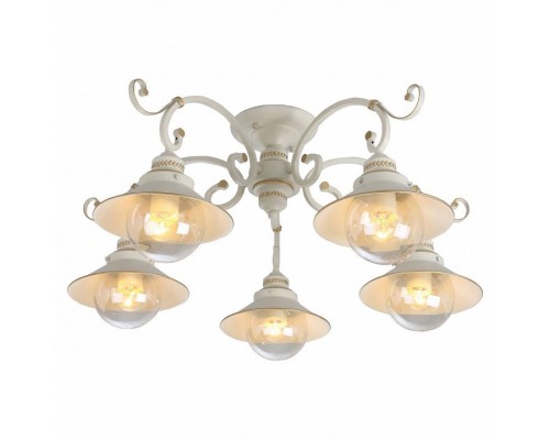 Потолочная люстра Arte Lamp Grazioso A4577PL-5WG Потолочная люстра Arte Lamp Grazioso A4577PL-5WG