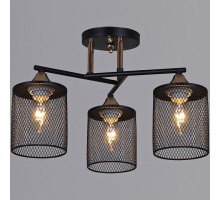 Люстра на штанге  91360-0.3-03 BK+FG