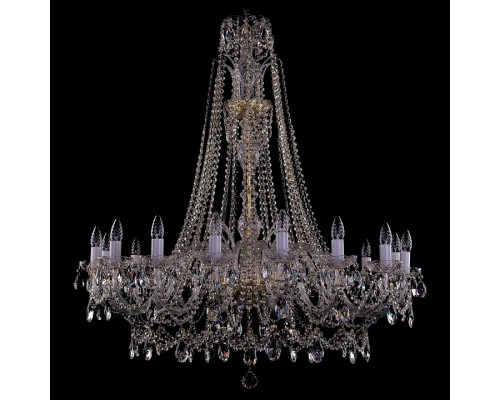 Подвесная люстра Bohemia Ivele Crystal 1411 1411/16/400/XL-115/G Подвесная люстра Bohemia Ivele Crystal 1411 1411/16/400/XL-115/G
