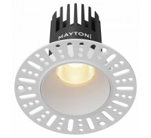 Встраиваемый светильник Maytoni  DL119-10W-2.7K-TRS-W