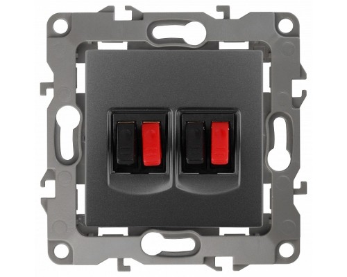 Розетка акустическая без рамки Эра Эра 12 12-3112-12