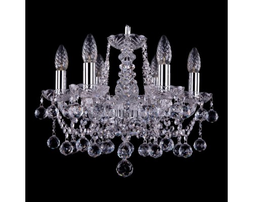 Подвесная люстра Bohemia Ivele Crystal 1413 1413/6/141/Ni/Balls Подвесная люстра Bohemia Ivele Crystal 1413 1413/6/141/Ni/Balls