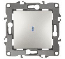 Выключатель одноклавишный с подсветкой без рамки Эра Эра 12 12-1102-15
