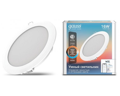 Встраиваемый светильник Gauss Smart Home DIM 2040122 Встраиваемый светильник Gauss Smart Home DIM 2040122