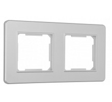 Рамка на 2 поста Arte Milano am-502.16 502.16-2.silver