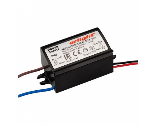 Блок питания Arlight ARPV-LV24005 (24V, 0.2A, 5W) Блок питания Arlight ARPV-LV24005 (24V, 0.2A, 5W)