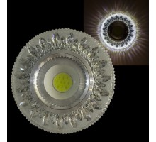 Встраиваемый светильник  42201-9.0-001PL MR16+LED3W CL