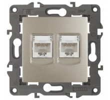 Розетка Ethernet RJ-45 без рамки Эра Эра Elegance 14-3108-04