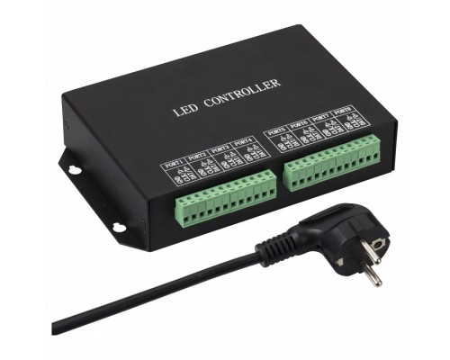 Контроллер-регулятор цвета RGB Arlight HX-801R HX-801RC (8192 pix, 220V, TCP/IP) Контроллер-регулятор цвета RGB Arlight HX-801R HX-801RC (8192 pix, 220V, TCP/IP)