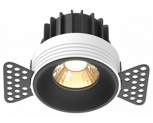 Встраиваемый светильник Maytoni Round DL058-12W2.7K-TRS-B Встраиваемый светильник Maytoni Round DL058-12W2.7K-TRS-B