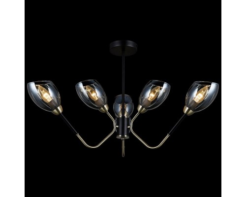 Люстра на штанге ILLUMICO IL9960-6CSQ-79 BK AB Люстра на штанге ILLUMICO IL9960-6CSQ-79 BK AB