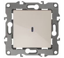 Выключатель одноклавишный с подсветкой без рамки Эра Эра 12 12-1102-02