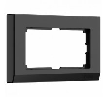Рамка для двойной розетки Werkel Stark (черный) W0081808