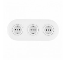 Розетка с заземлением и со шторкой Arte Milano SET08-3 SET08-3-40-1x3 white