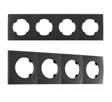 Рамка на 4 поста Arte Milano am-502.04 502.04-4.black