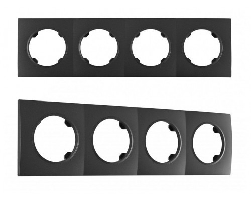 Рамка на 4 поста Arte Milano am-502.04 502.04-4.black