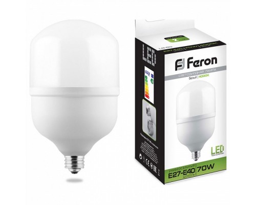 Лампа светодиодная Feron Saffit LB-65 E27-E40 70Вт 4000K 25822 Лампа светодиодная Feron Saffit LB-65 E27-E40 70Вт 4000K 25822