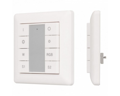 Панель-диммера клавишная накладная Arlight Knob SR-2422K8-DT8 (DALI, RGBW, 1 зона) Панель-диммера клавишная накладная Arlight Knob SR-2422K8-DT8 (DALI, RGBW, 1 зона)