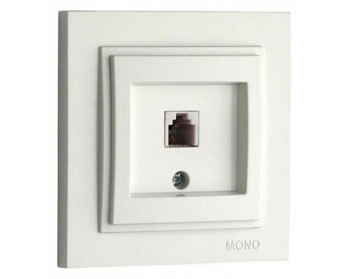 Розетка телефонная RJ-11 Mono Electric Despina 102-010005-124 Розетка телефонная RJ-11 Mono Electric Despina 102-010005-124