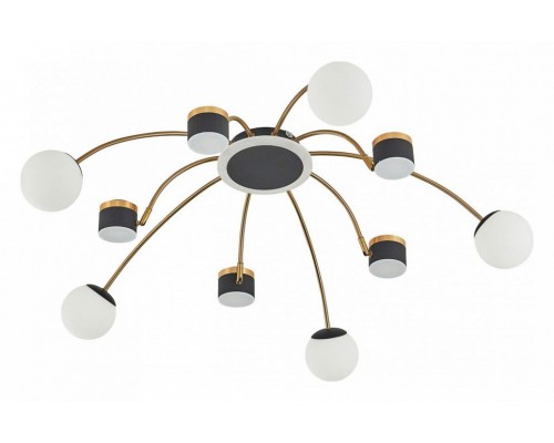 Потолочная люстра Arte Milano Ferrara-71040 272040/10 BK/GD