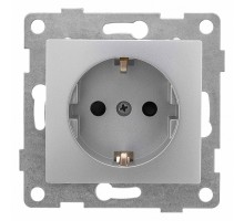 Розетка с заземлением и со шторкой, без рамки Gusi Electric BRAVO С10Р4-004