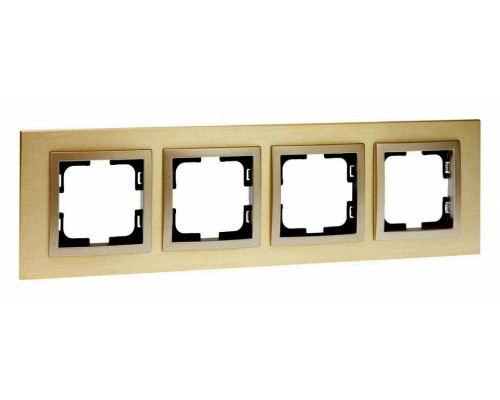 Рамка на 4 поста Mono Electric Style Aluminium 107-830000-163 Рамка на 4 поста Mono Electric Style Aluminium 107-830000-163