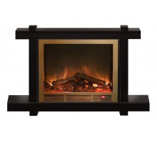 Комплект из электрокамина напольного и портала (154x35x101.5 см) Капри Delux Sharm 33 BR КАП00004