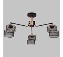 Люстра на штанге Imex MD.4252 MD.4252-3-S-BK+FGD
