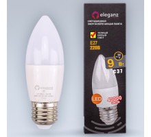 Лампа светодиодная Eleganz  E27 9Вт 3000K 1396