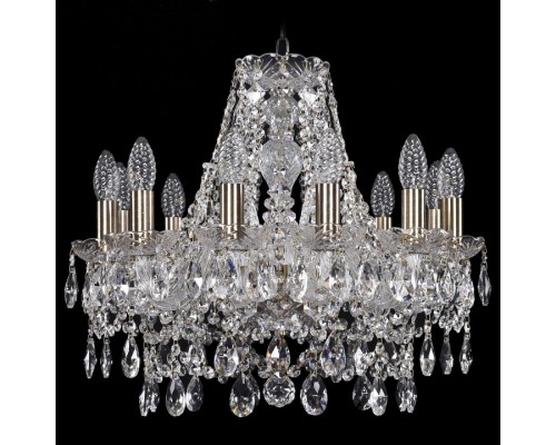 Подвесная люстра Bohemia Ivele Crystal 1411 1411/12/160/Pa Подвесная люстра Bohemia Ivele Crystal 1411 1411/12/160/Pa