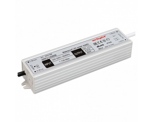 Блок питания Arlight ARPV-12080-B (12V, 6.7A, 80W) Блок питания Arlight ARPV-12080-B (12V, 6.7A, 80W)