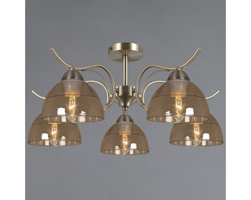 Люстра на штанге ILLUMICO AREZZO IL0733-5CSQ-25 AB AREZZO