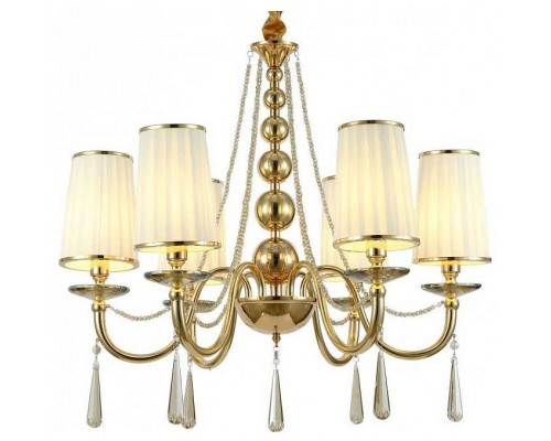 Подвесная люстра LUMINA DECO Fabione LDP 1200-6 F.GD Подвесная люстра LUMINA DECO Fabione LDP 1200-6 F.GD