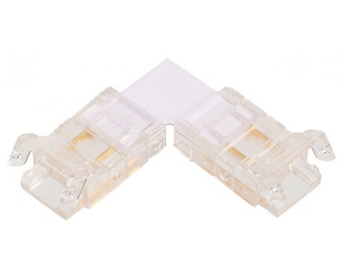 Соединитель лент угловой жесткий Wolta  WLS-2PIN-8MM-MONO-L