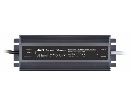 Блок питания с проводом Uniel UET-VAF UL-00009367 Блок питания с проводом Uniel UET-VAF UL-00009367