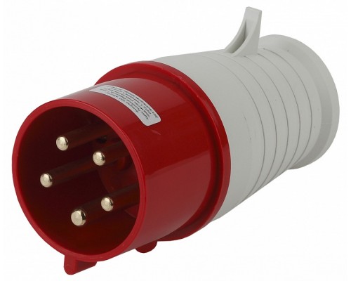 Вилка прямая 3P+PE+N Эра  V-32-3P-PE-N-IP44
