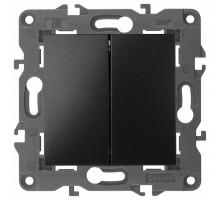 Переключатель перекрестный двухклавишный без рамки Эра Эра Elegance 14-1112-05