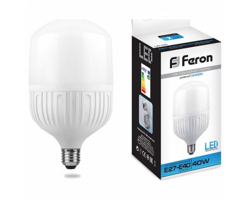 Лампа светодиодная Feron Saffit LB-65 E27-E40 40Вт 6400K 25538 Лампа светодиодная Feron Saffit LB-65 E27-E40 40Вт 6400K 25538