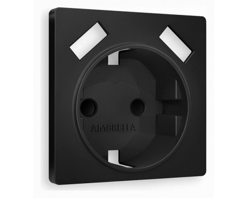 Накладка для розетки с заземлением и со шторками и 2хUSB type A Ambrella Volt Quant AP8090 Накладка для розетки с заземлением и со шторками и 2хUSB type A Ambrella Volt Quant AP8090