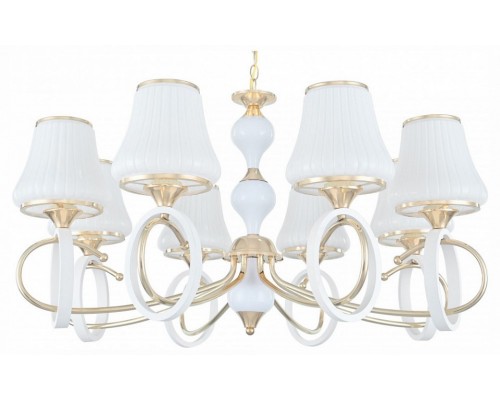 Подвесная люстра Arte Milano Florentia-2387 302387/8 Wh/Gd Подвесная люстра Arte Milano Florentia-2387 302387/8 Wh/Gd