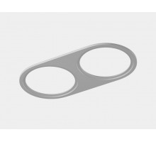 Рамка на 2 светильника SWG PRO COMBO COMBO-1R2-WH